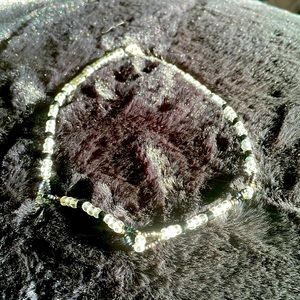 VINTAGE 15” beaded necklace